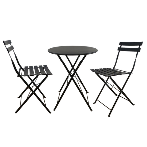 Bistro Set - 3 pcs. (Black)