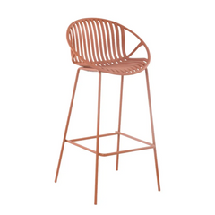 Polapi Bar Chair - Terracotta