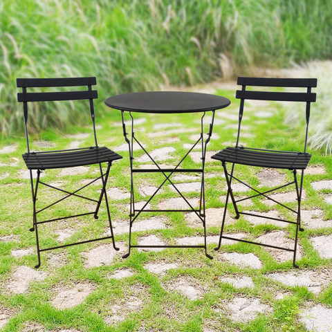 Bistro Set - 3 pcs. (Black)