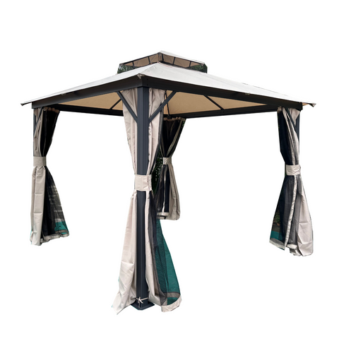 Poitevin Gazebo - Taupe Fabric