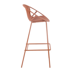 Polapi Bar Chair - Terracotta