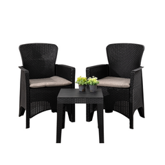 Vida Lounge Set - 3 pcs. (Black)