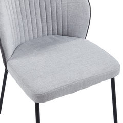 Trinata Dining Chair - Grey / Dark Grey Back