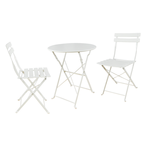 Bistro Set - 3 pcs. (White)