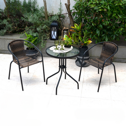 Bistro Set (Brown) 3 pcs.