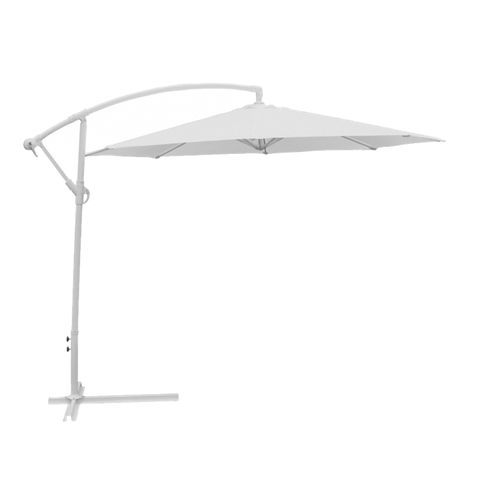 Banana Hanging Umbrella - White / White Tube