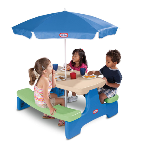 Little Tikes® Easy Store Picnic Table With Umbrella