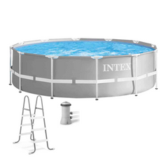 Intex - Family Ground Pool (12FT X 39IN) w/ Filter Pump